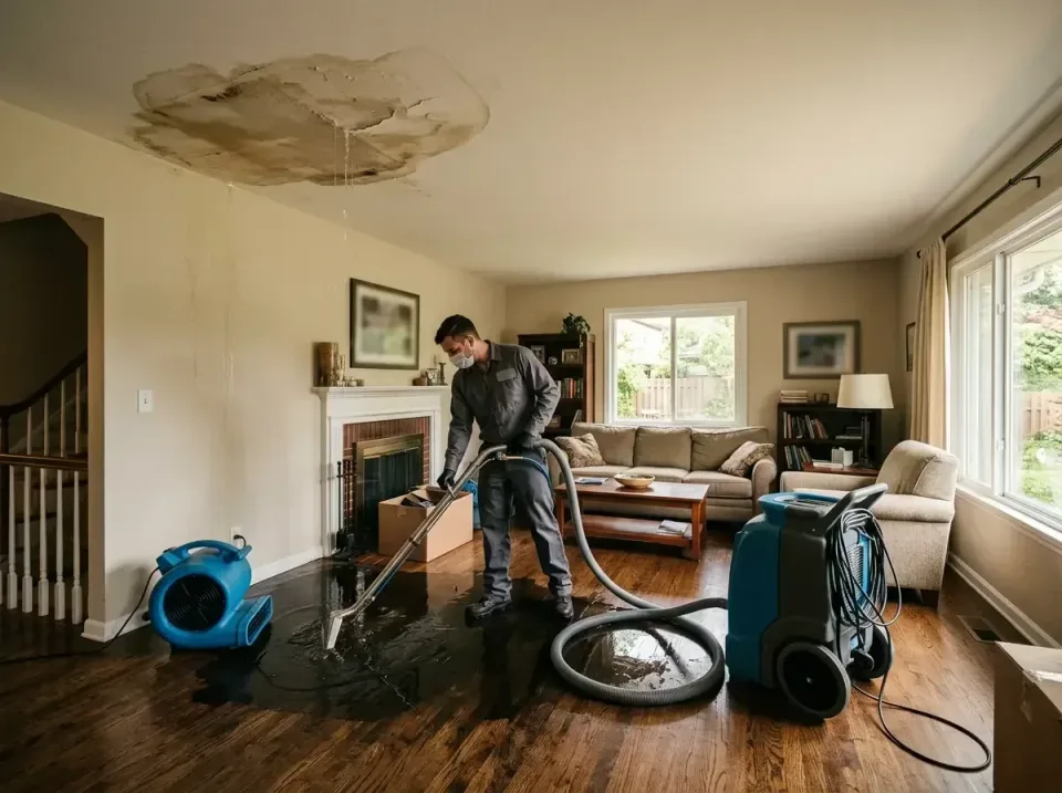 attic-pipe-burst-ceiling-drip-008 — frequently asked questions, Water Damage Restoration & Carpet Care in Palos Verdes Estat…
